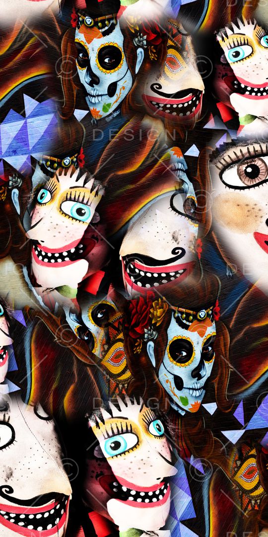 抽象艺术印花华亿平台图片