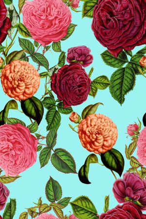 玫瑰印花华亿平台图片