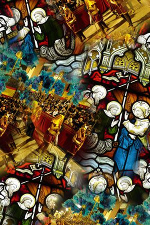 抽象艺术印花华亿平台图片