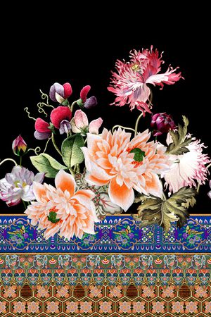 民族风印花华亿平台图片