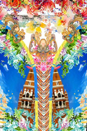 风景印花华亿平台图片