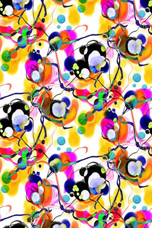 手绘肌理印花华亿平台图片