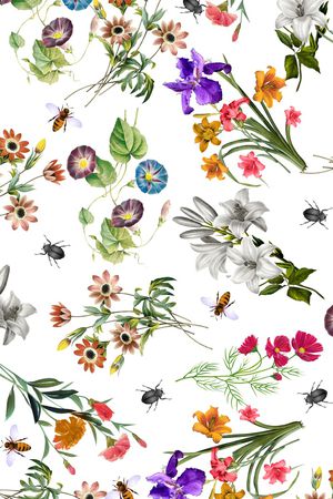 小清新印花华亿平台图片