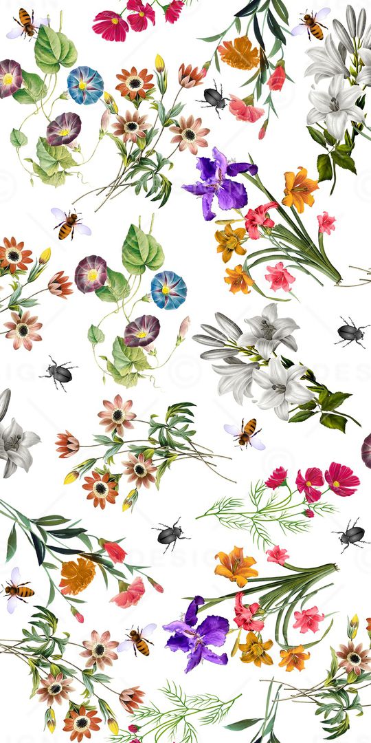 小清新印花华亿平台图片