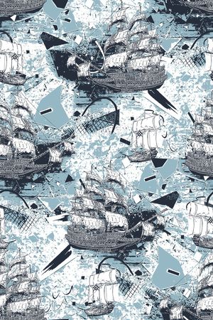 航海风潮印花华亿平台图片