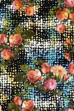 抽象印花华亿平台图片