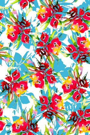 手绘印花华亿平台图片