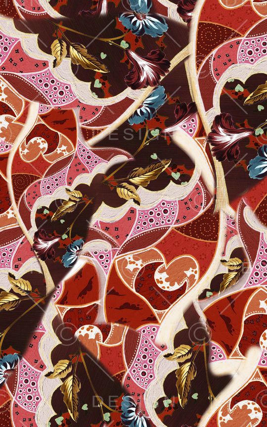 中国风印花华亿平台图片