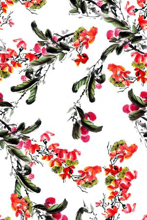 花朵印花华亿平台图片