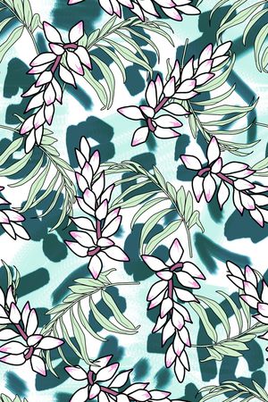 时尚清新印花华亿平台图片