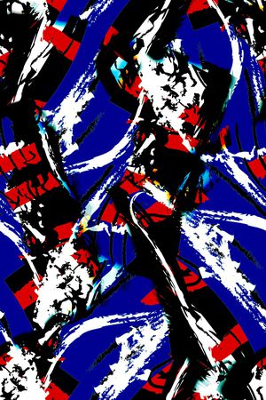 抽象印花华亿平台图片