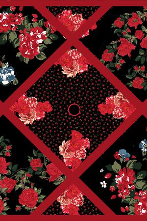 方巾印花华亿平台图片