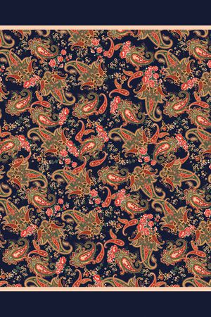 佩斯利印花华亿平台图片