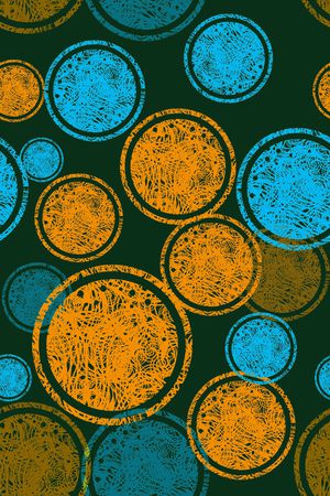 圆圈印花华亿平台图片