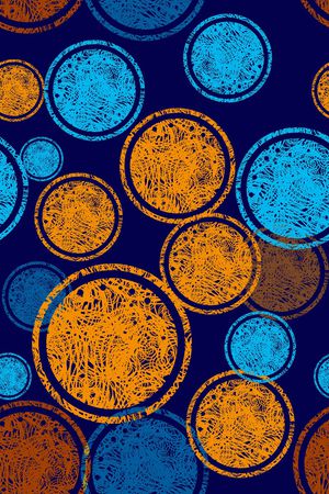 圆圈印花华亿平台图片