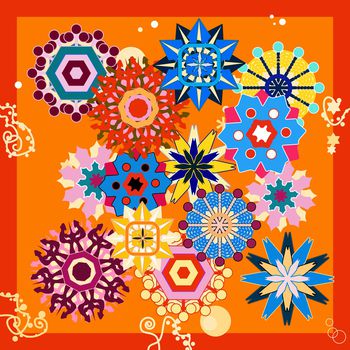 民族风印花华亿平台图片