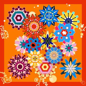 民族风印花华亿平台图片