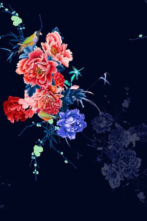 素雅印花华亿平台图片