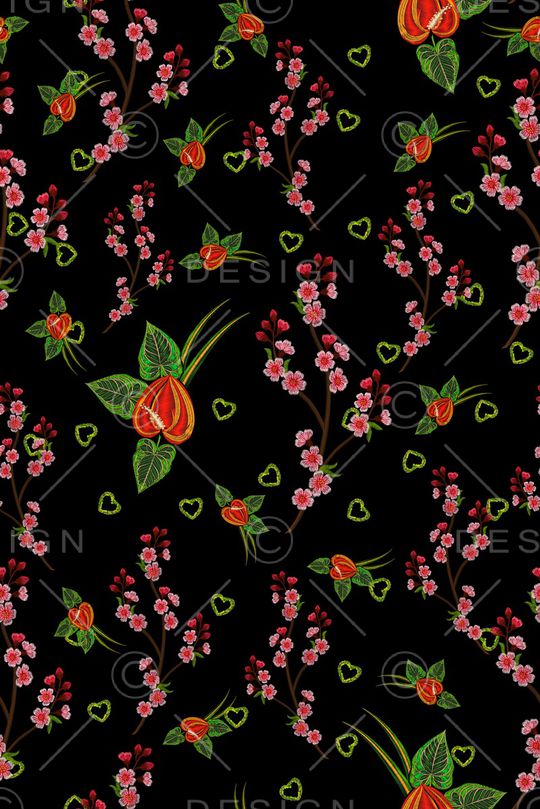 绣花印花华亿平台图片