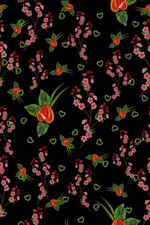 绣花印花华亿平台图片