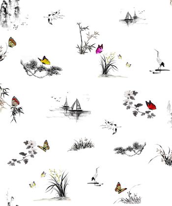 花瓣印花华亿平台图片