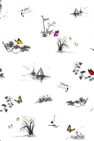 花瓣印花华亿平台图片