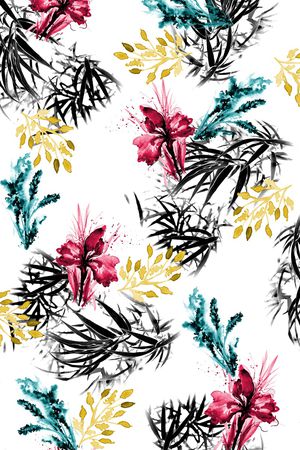 小碎花印花华亿平台图片