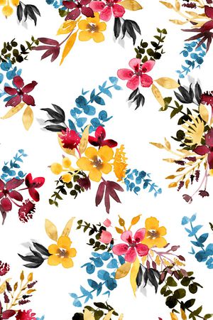 小碎花印花华亿平台图片