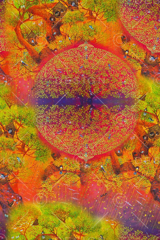 松树印花华亿平台图片