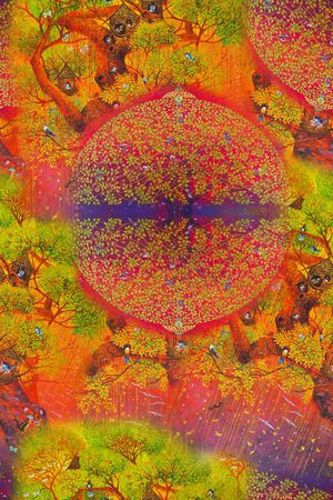 松树印花华亿平台图片