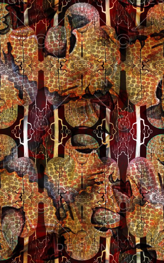 中国风印花华亿平台图片