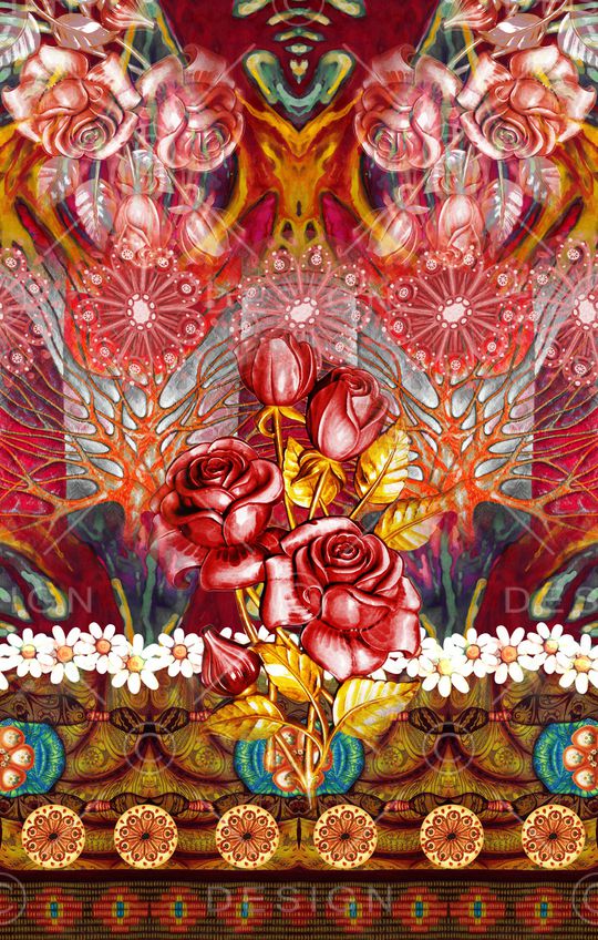 波西米亚印花华亿平台图片