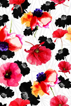 乱花印花华亿平台图片