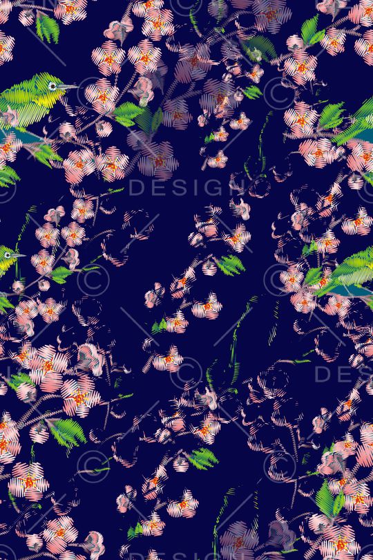 小碎花印花华亿平台图片