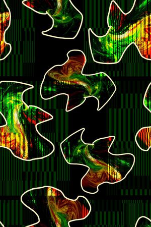 细条纹印花华亿平台图片