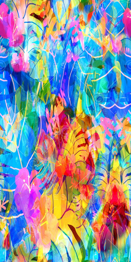 植物印花华亿平台图片