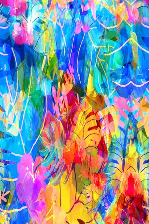 植物印花华亿平台图片