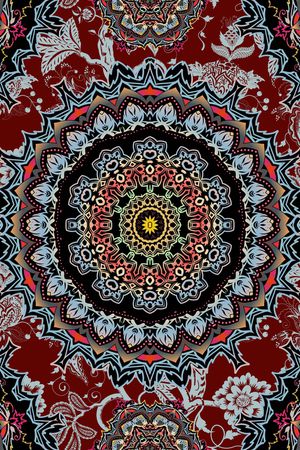 波西米亚印花华亿平台图片