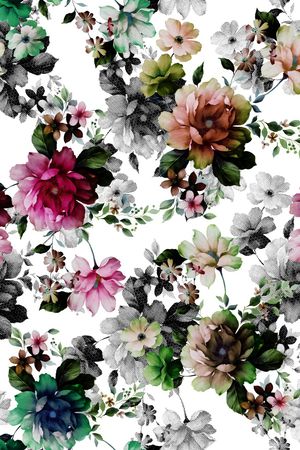 黑白印花华亿平台图片