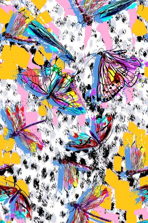 动物纹印花华亿平台图片