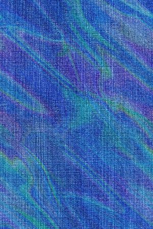 FAZZ繁西-水洗牛仔肌理印花华亿平台图片