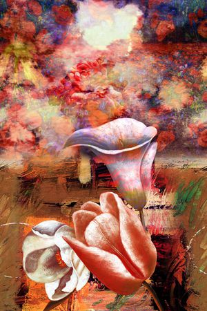 抽象印花华亿平台图片