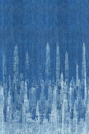 FAZZ繁西-水洗牛仔肌理印花华亿平台图片