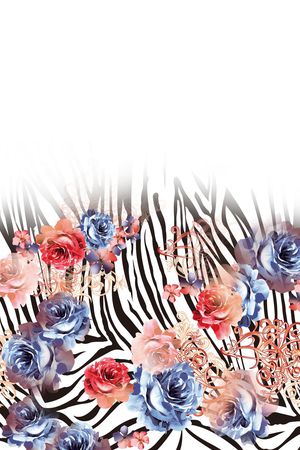 玫瑰印花华亿平台图片