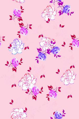 小碎花印花华亿平台图片