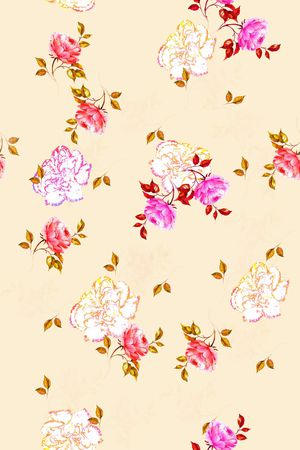 小碎花印花华亿平台图片