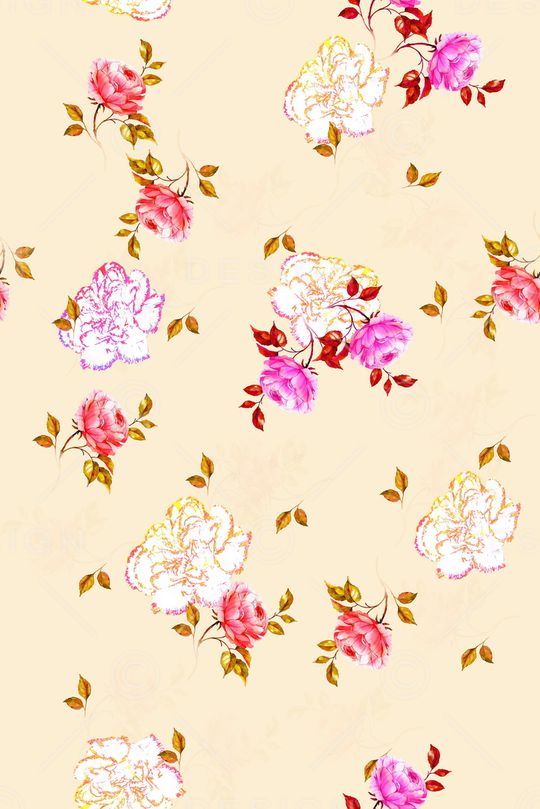 小碎花印花华亿平台图片