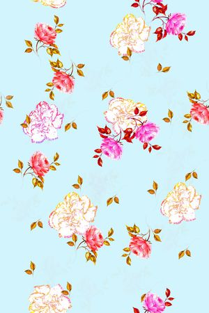 小碎花印花华亿平台图片