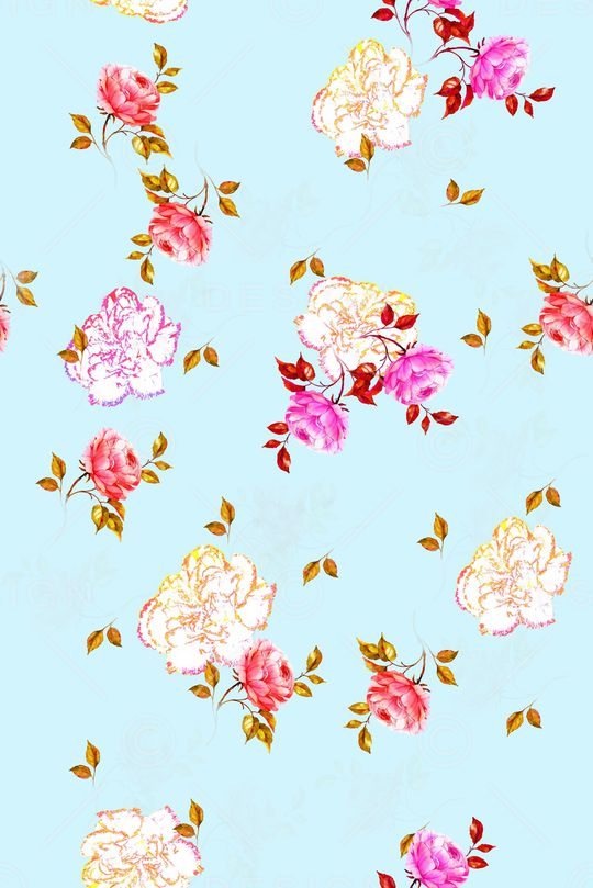 小碎花印花华亿平台图片