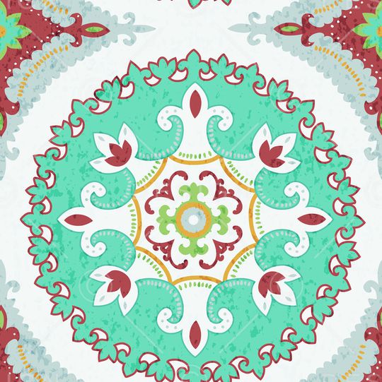 圆形印花华亿平台图片